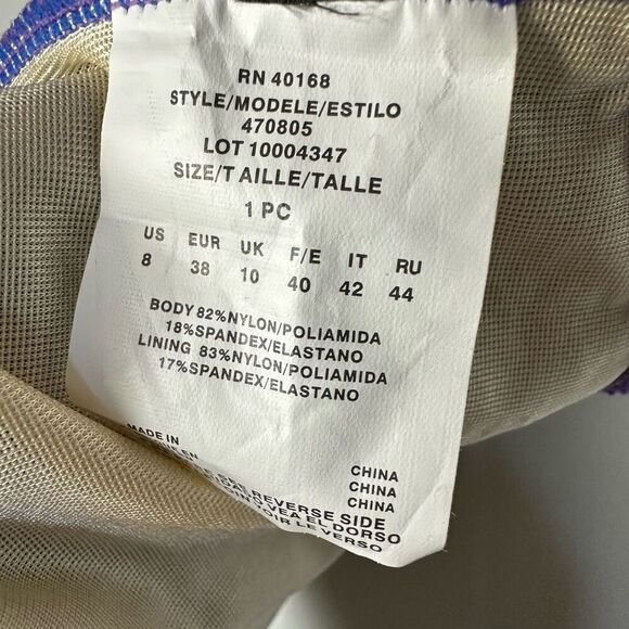 Mainstream Women’s size 8 One Piece Swimsuit - Picture 8 of 9